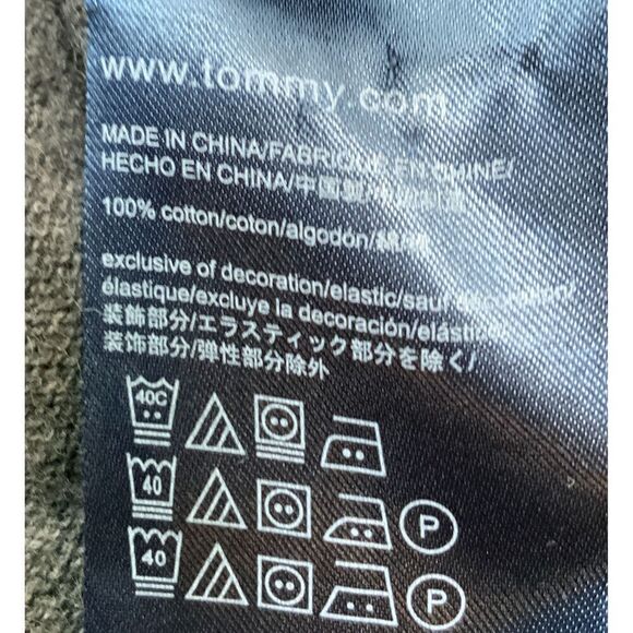 Tommy Hilfiger Gray Long Sleeve Embroidered Logo V Neck Sweater Size 3XL Preppy - Picture 11 of 11